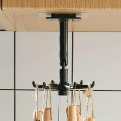 Küchengeschirrhaken-Organizer ohne Lochung – platzsparende Wandhaken