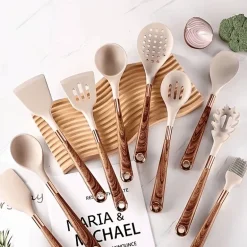 Küchenhelfer-Set aus Silikon – All-in-One-Kochutensilien, 10-teilig