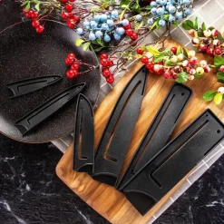 Küchenmesserscheide - Schwarze Kantenschutz-Schutzhülle