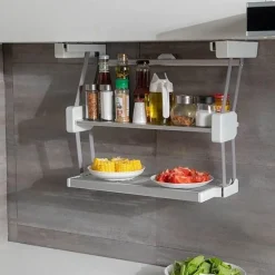 Küchen-Organizer, doppellagiges, herunterziehbares Lagerregal