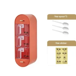 Küchen-Organizer Wandmontierte Gewürzstation