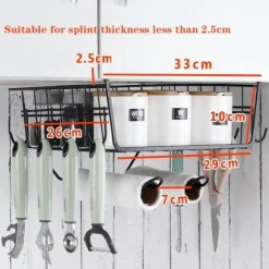 Küchenschrank-Organizer-Regal – einfach aufzuhängende Aufbewahrungslösung