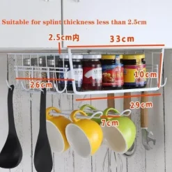 Küchenschrank-Organizer-Regal – einfach aufzuhängende Aufbewahrungslösung
