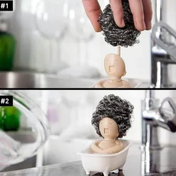 Küchenschwammhalter – Kreativer Organizer für Spülutensilien