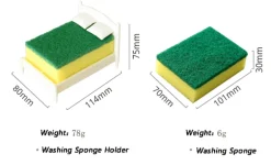 Küchenschwammhalter – Kreativer Organizer für Spülutensilien