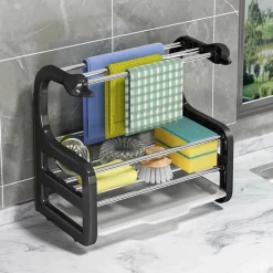 Küchenschwammhalter - Kreativer Abflussregal-Organizer