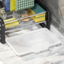 Küchenschwammhalter - Kreativer Abflussregal-Organizer