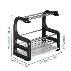 Küchenschwammhalter - Kreativer Abflussregal-Organizer