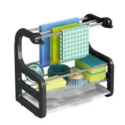 Küchenschwammhalter - Kreativer Abflussregal-Organizer