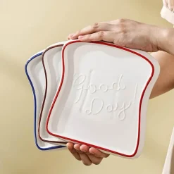 Keramik-Brotteller - Dekoratives Küchengeschirr