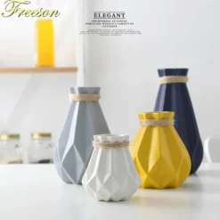 Keramik-Diamantvase – modernes, stilvolles Wohndekor