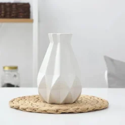 Keramik-Diamantvase – modernes, stilvolles Wohndekor