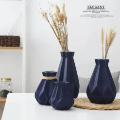 Keramik-Diamantvase – modernes, stilvolles Wohndekor