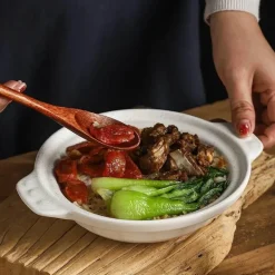 Keramik-Eintopf – vielseitiges, hitzebeständiges Steingut für Suppen-Bibimbap-Nudeln