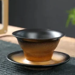 Keramik-Kaffeetasse und Untertassen-Set – Stilvolle Latte- und Teetasse