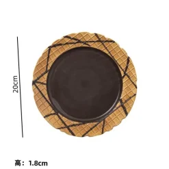 Keramik-Keksgeschirr-Set – Kreative Snack-Dessert-Kaffeeteller