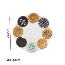 Keramik-Keksgeschirr-Set – Kreative Snack-Dessert-Kaffeeteller