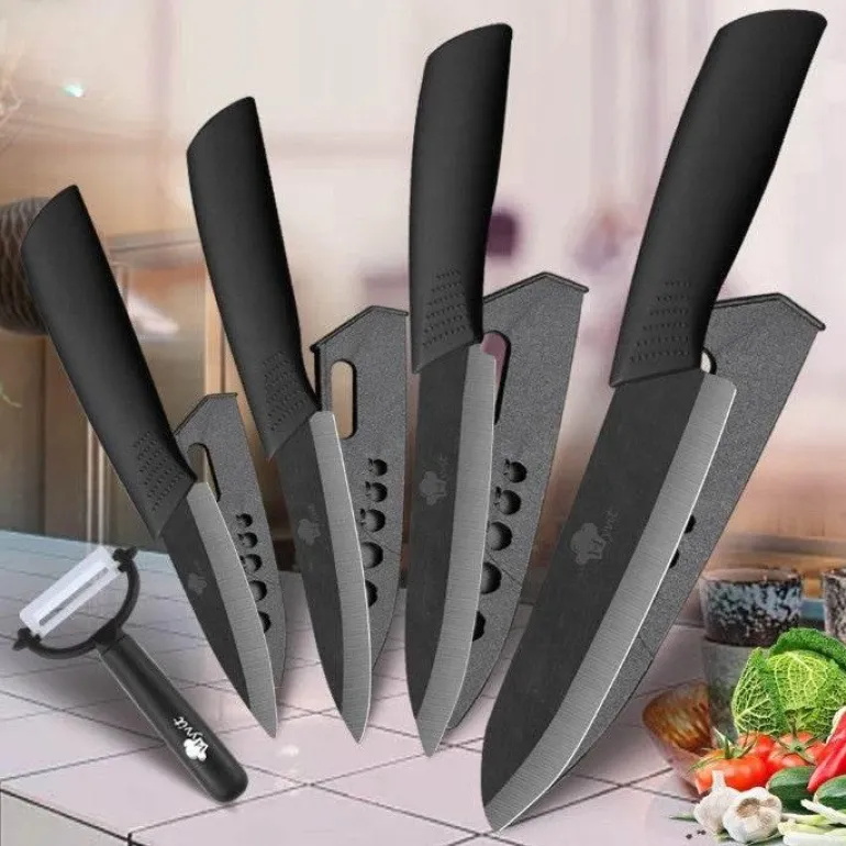 Keramik-Kochmesser-Set – Professionelle Küchenmesser