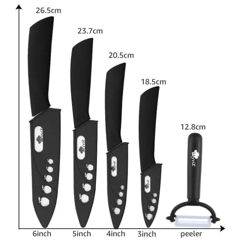 Keramik-Kochmesser-Set – Professionelle Küchenmesser