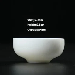 Keramik-Kungfu-Teetasse – Espressotasse aus chinesischem Porzellan