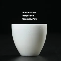 Keramik-Kungfu-Teetasse – Espressotasse aus chinesischem Porzellan