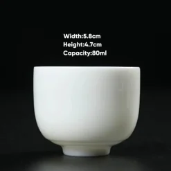 Keramik-Kungfu-Teetasse – Espressotasse aus chinesischem Porzellan