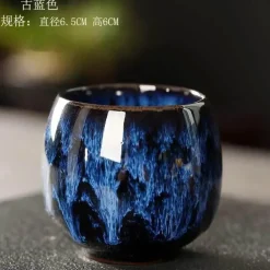 Keramik-Kung-Fu-Teetassen-Set – handgefertigtes Porzellan-Trinkgeschirr für Kaffee und Wein
