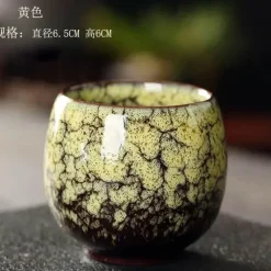 Keramik-Kung-Fu-Teetassen-Set – handgefertigtes Porzellan-Trinkgeschirr für Kaffee und Wein