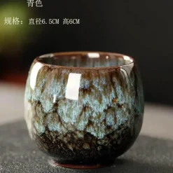 Keramik-Kung-Fu-Teetassen-Set – handgefertigtes Porzellan-Trinkgeschirr für Kaffee und Wein