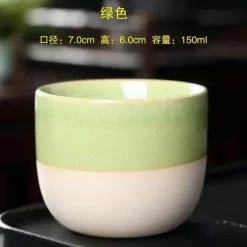 Keramik-Kung-Fu-Teetassen-Set – exquisites Trinkgeschirr aus Porzellan