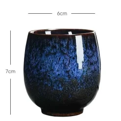 Keramik-Kung-Fu-Teetassen-Set – Porzellan-Trinkgeschirr für Einzelportionen