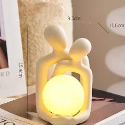 Keramik-Nachtlampe – süßes, gemütliches Hug-Design-Licht