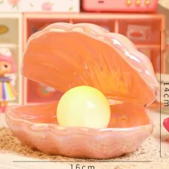 Keramikperlen-Nachtlampe - Dekoratives Tischlicht