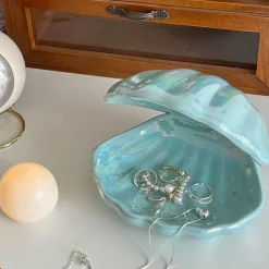 Keramikperlen-Nachtlampe - Dekoratives Tischlicht