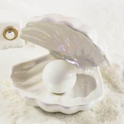 Keramikperlen-Nachtlampe - Dekoratives Tischlicht