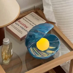 Keramikperlen-Nachtlampe - Dekoratives Tischlicht