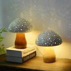 Keramik-Pilzlampe – Einzigartige dekorative Beleuchtung für Zuhause