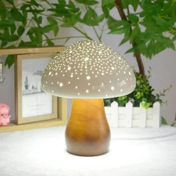 Keramik-Pilzlampe – Einzigartige dekorative Beleuchtung für Zuhause