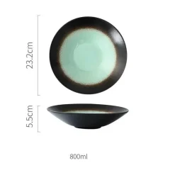 Keramik-Ramen-Schüssel - Nudelsuppenteller