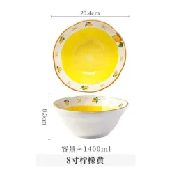 Keramik-Ramenschüssel-Set – große Nudel- und Suppenschüsseln