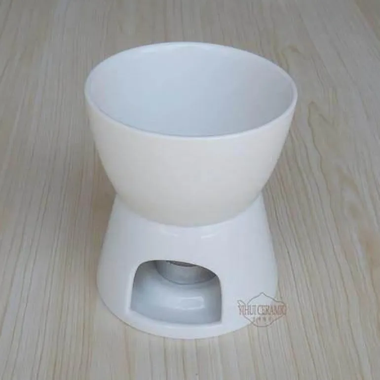 Keramik-Schokoladenfondue-Topf-Set – handgefertigte Dessert-Servierschüssel