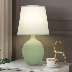 Keramik-Schreibtischlampe – Akzentlicht im Macaron-Stil