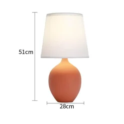 Keramik-Schreibtischlampe – Akzentlicht im Macaron-Stil