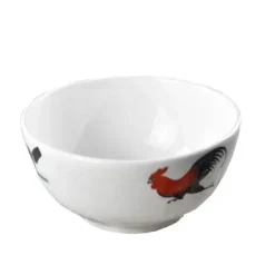 Keramik-Suppenschüssel mit Hahnmotiv – Klassisches Geschirr