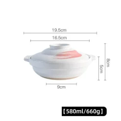 Keramik-Suppentopf - Kochtopf für Gasherd