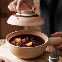 Keramik-Suppentopf - Kochtopf für Gasherd