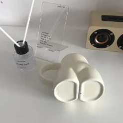 Keramiktasse in reiner Farbe – personalisierte Kaffee-Trinkkunsttassen