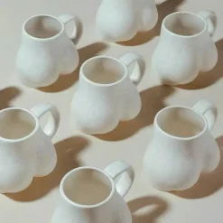 Keramiktasse in reiner Farbe – personalisierte Kaffee-Trinkkunsttassen