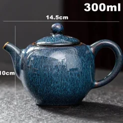 Keramik-Teekannen-Set – Sternenglasur-Yixing-Gaiwan-Teekannen