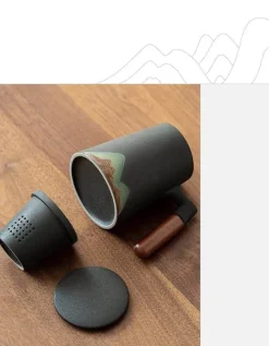 Keramik-Teetassen mit Filter – Einzigartige Teesiebbecher